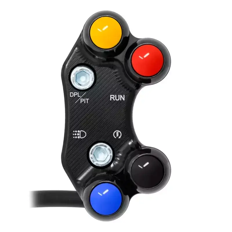 Bestseller Interruptor de manillar derecho JETPRIME Ducati Panigale V4-S 2025 orificios desalineados