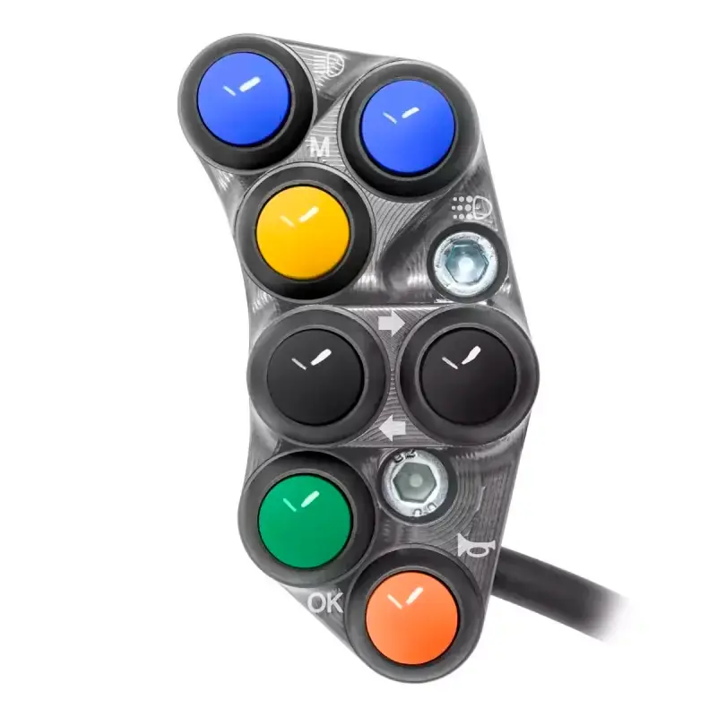 Geprüft Interruptor de manillar izquierdo JETPRIME para Triumph TIGER 900 TITANIO