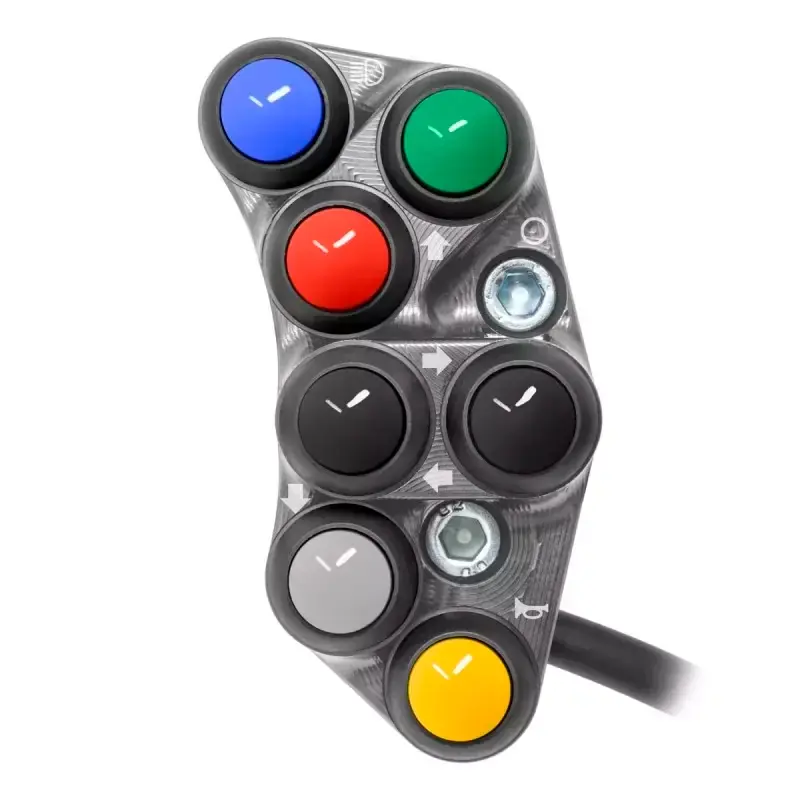 Sofort Bestellen Interruptor de manillar izquierdo JETPRIME RACING DUCATI PANIGALE V4 - S 2025 TITANIO