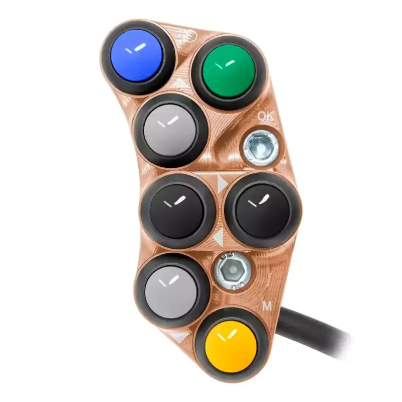 Interruptor de manillar izquierdo Racing para Triumph TIGER 900 COBRE Meistverkauft