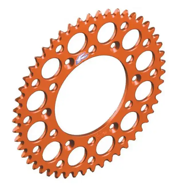 Schneller Versand Renthal Aluminium Kettenrad KTM SX, SXF, EXC Orange 48-52 Zähne