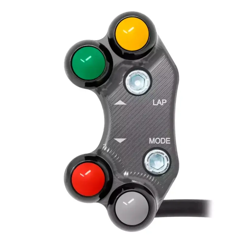 Neu Piña Izquierda RACING 4 botones Jetprime HONDA CBR 600 RR 2024 TITANIO