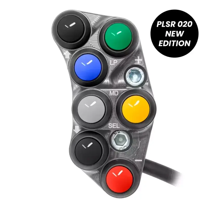 Interruptor de manillar izquierdo Racing para Ducati Panigale V4 / S / R TITANIO NUEVO DISEÑO Abverkauf