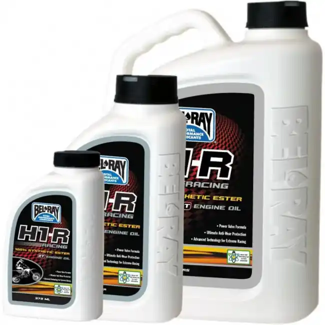 Markenprodukt Bel-Ray H1-R vollsynthetisches Racing 2-Takt Motorenöl 1 Liter