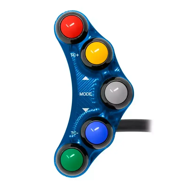 Expressversand Piña Izquierda Racing 5 botones Jetprime APRILIA RSV4 R RR AZUL