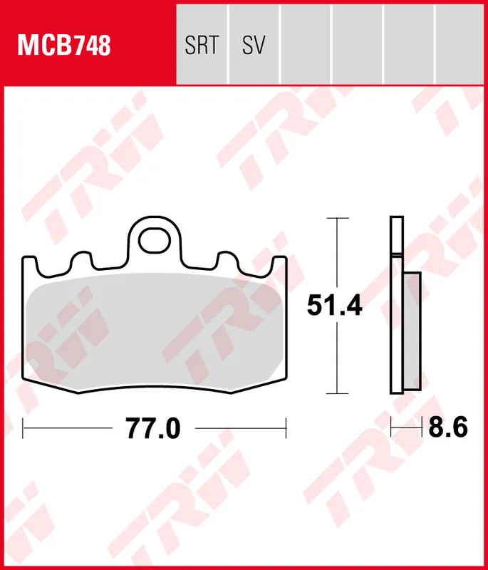 BMW R 1150 RT Integral ABS (Brembo Bremse), Bj. 00-03, R22, Bremsbeläge vorne, TRW Lucas MCB748, Organic Allround Kracherpreis