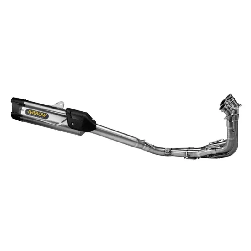 Echt Escape completo ARROW Indy Race no homologado en titanio con colectores en titanio para YAMAHA YZF 600 R6 17-24