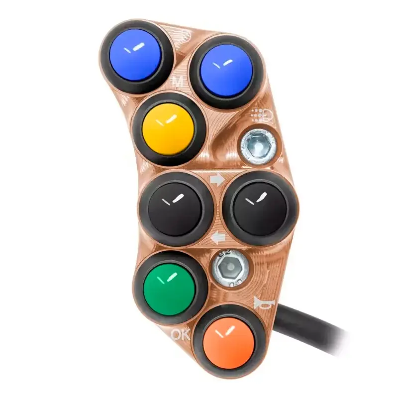 Must-Have Interruptor de manillar izquierdo JETPRIME CALLE para TRIUMPH TIGER 900 2020-2024