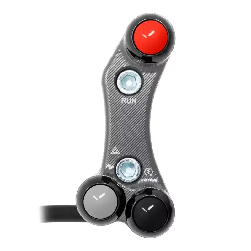 Interruptor de manillar derecho JETPRIME YAMAHA YZF-R7 2022-2024 TITANIO Solange Der Vorrat Reicht