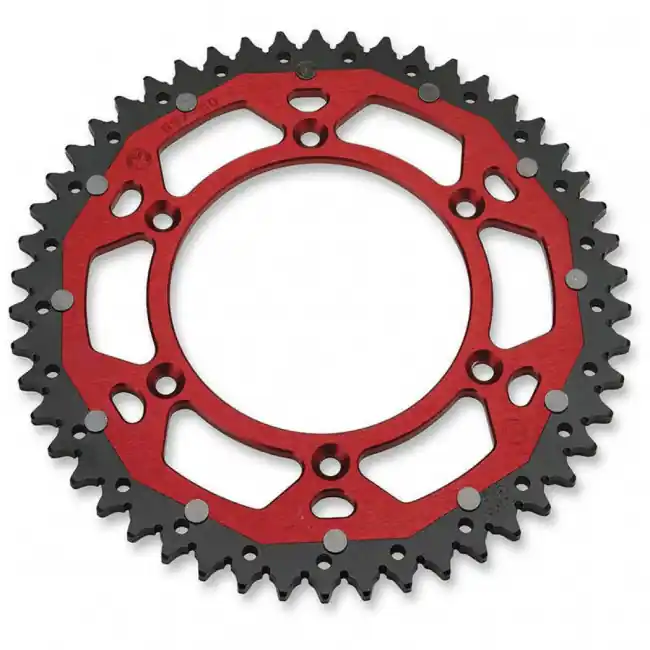 Dual Kettenrad Alu / Stahl Rot Honda CR, CRF 125, 250, 450, 500 Jetzt Bestellen