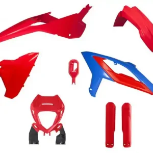 Günstig Racetech Full Plastik Kit Rot Blau Beta RR 125, 200, 250, 300, 350, 390, 430, 480 2023-2024