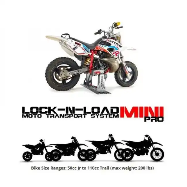 Gratis Versand Risk Lock N Load Pro Mini Motorrad Befestigungssystem / Transportsystem