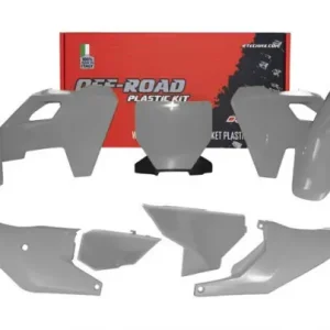 Kostenfreie Lieferung Racetech Plastik Kit komplett Grau für Husqvarna TC FC 125 250 350 450 2023-2025