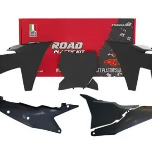 Günstig Racetech Plastik Kit Schwarz für KTM SX, SXF 125, 150, 250, 350, 450 2023-2024
