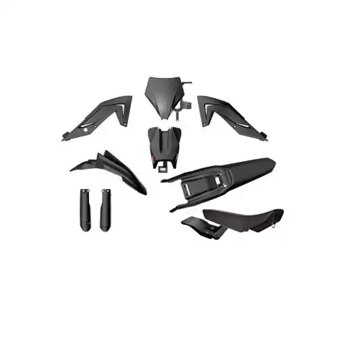 Zertifiziert Racetech Plastik Kit Revolution Talaria Sting MX3 MX4 MX5 Schwarz