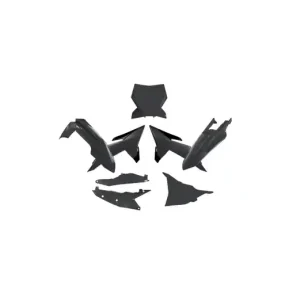 Racetech Plastik Kit Schwarz für KTM SX, SXF 125, 150, 250, 300, 350, 450 2025- Wochenendangebot