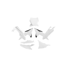 Racetech Plastik Kit Weiß für KTM SX, SXF 125, 150, 250, 300, 350, 450 2025- Direkt Vom Hersteller