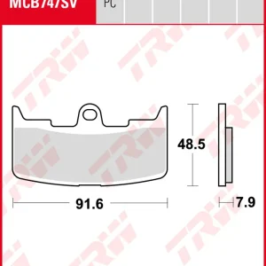 Top-Angebot Buell XB-9R 984 Firebolt, Bj. 02-07, XB1, Bremsbeläge vorne, TRW Lucas MCB747SV, Sinter Street