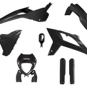 Aktuell Racetech Plastik Kit Schwarz Beta RR 125, 200, 250, 300, 350, 390, 430, 480 2020-2022