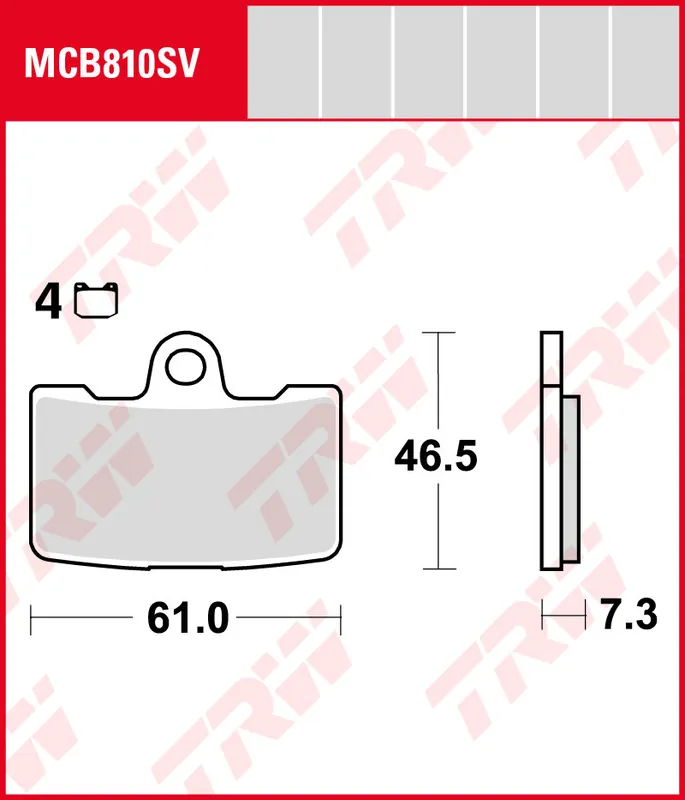 Buell XB-12R 1200 Firebolt, Bj. 09-10, Bremsbeläge vorne, TRW Lucas MCB810SV, Sinter Street Kracherpreis