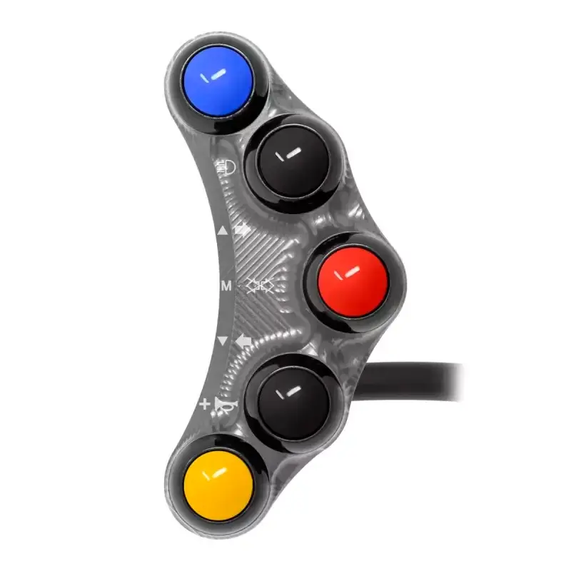 Expressversand Piña Izquierda CALLE 8 botones Jetprime DUCATI PANIGALE V4 TITANIO