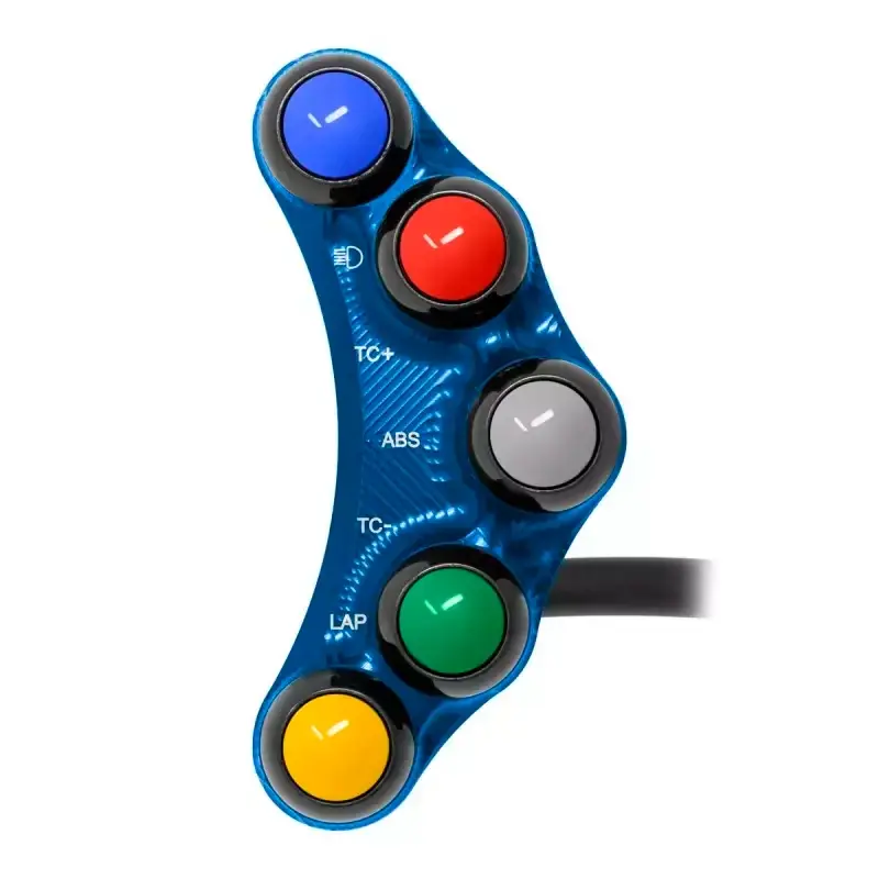 Letzte Chance Piña Izquierda Racing 7 botones Jetprime BMW S 1000 RR 2015-2018 AZUL