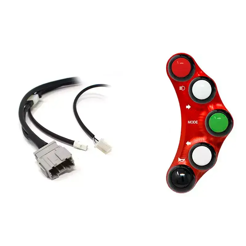 Piña Izquierda Racing 6 botones Jetprime MV AGUSTA F3 / F4 ROJO Meistverkauft