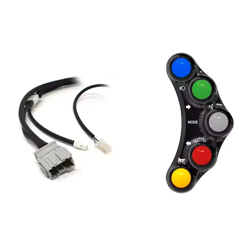 Piña Izquierda Racing 6 botones Jetprime MV AGUSTA F3 675 / 800 2012-2020 NEGRO Knallerangebot