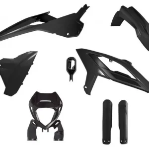 Kostenloser Versand Racetech Full Plastik Kit Schwarz Beta RR 125, 200, 250, 300, 350, 390, 430, 480 2023-2024