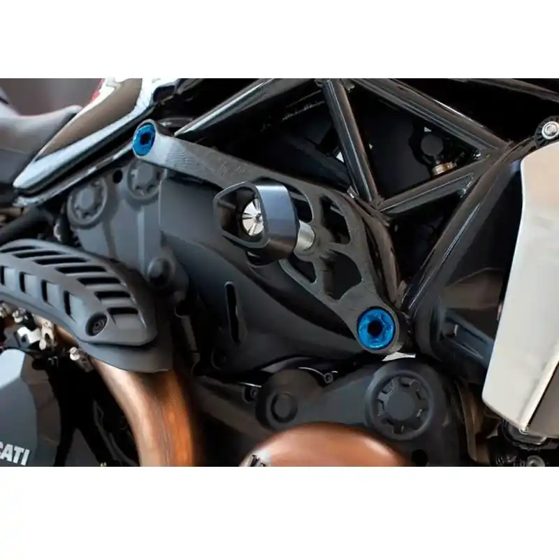 Sofort Bestellen Protectores anti caída anti shock Street Defender EVOTECH para Ducati Monster 821/1200/R