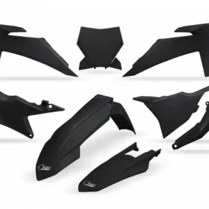 UFO Full Plastik Kit Schwarz für KTM SX, SXF 125, 150, 250, 350, 450 2023- Jetzt Bestellen