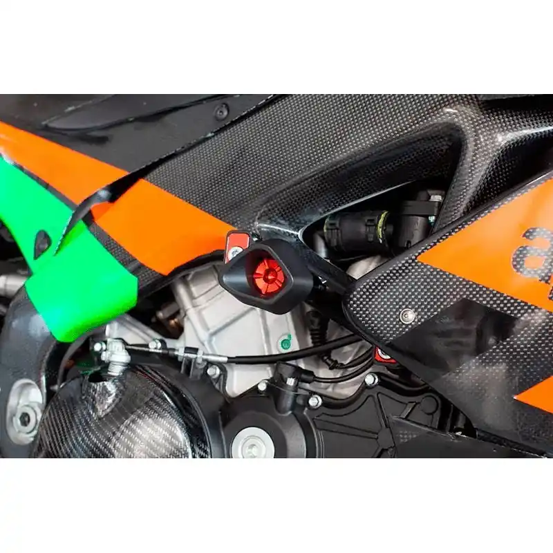 Protectores anti caída anti shock Street Defender EVOTECH  Aprilia RSV4 / RSV4 Factory 2009-2020 Schneller Versand