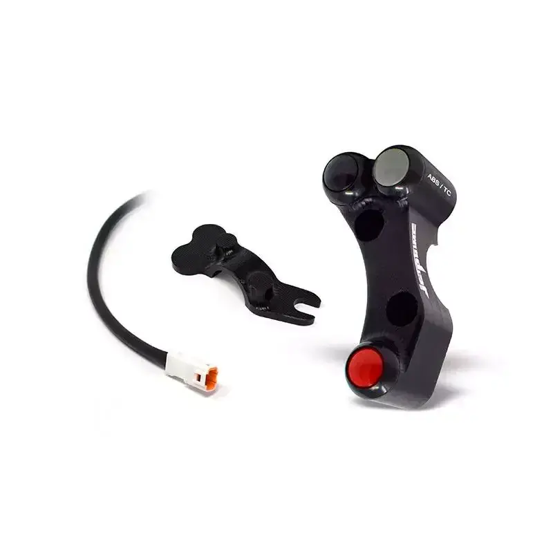 Interruptor de manillar izquierdo JETPRIME Superbike para BMW S 1000 RR 2015-2018 (para panel I2M) con abrazadera BRSX Bestseller