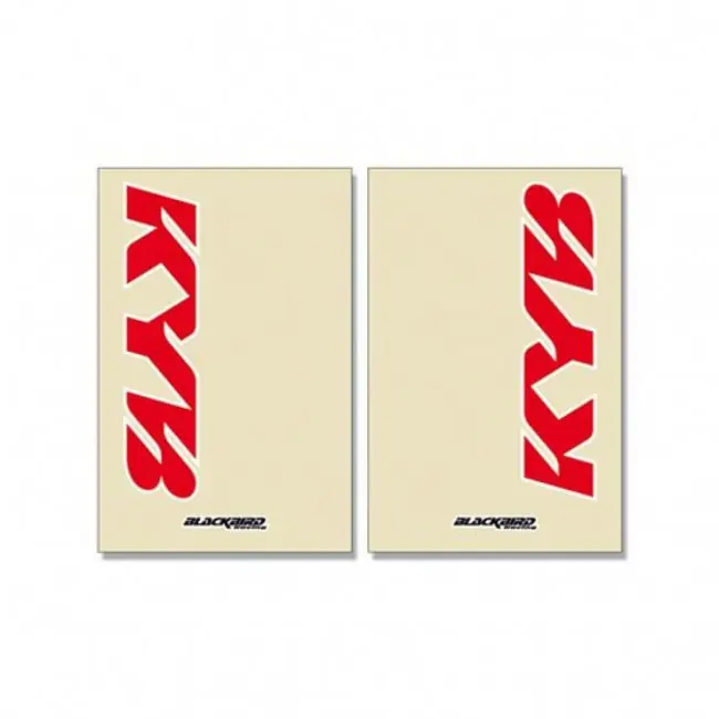 Markenprodukt Blackbird Gabelaufkleber Kayaba Transparent