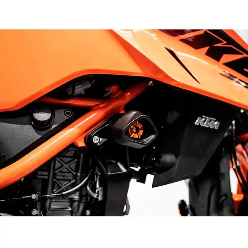 Günstig Protectores anti caída anti shock Street Defender EVOTECH para KTM Duke 125 / Duke 390 2024-