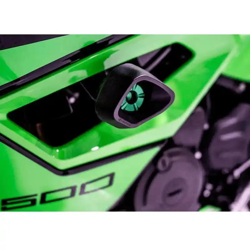 Expressversand Protectores anti caída anti shock Street Defender EVOTECH para Kawasaki Ninja 500
