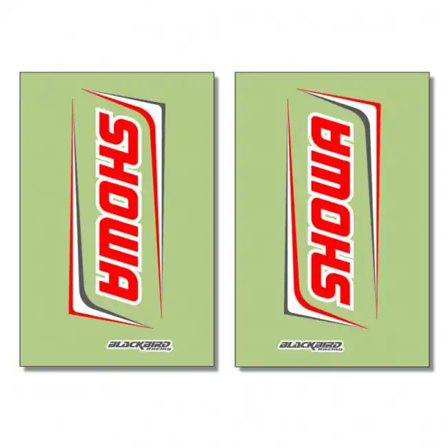 Blackbird Gabelaufkleber Showa Rot Weiß Bestpreis