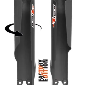 Racetech Factory Gabelschützer Schwarz KTM SX, SXF 125, 250, 350, 450 2023- / EXC 2024- Kostenloser Versand