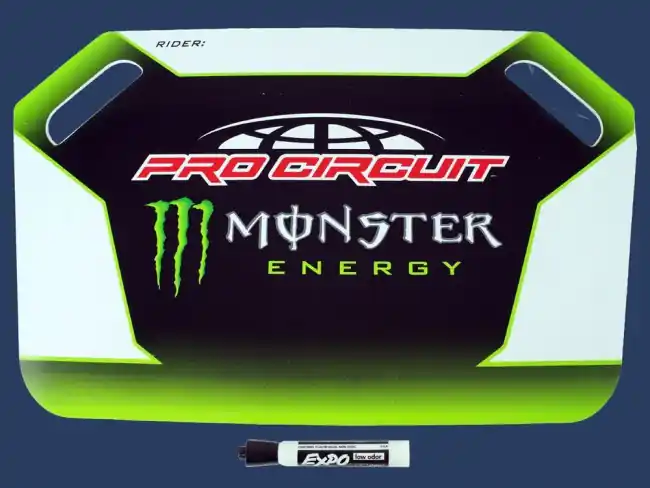 Direktkauf Pro Circuit Monster Energy Pitboard inkl. Stift Schwarz