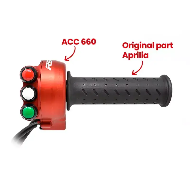Top-Seller Piña Acelerador JETPRIME TWIST GRIP ROJO APRILIA RS 660 / TUONO 660 2020-2021