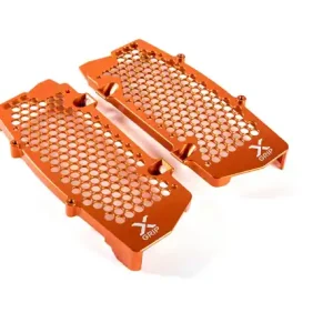 Super-Preis X-Grip Aluminium Kühlerschützer Orange KTM EXC TPI 125, 250, 300, 350, 450, 500 2017-2019 / SX SXF 2016-2018