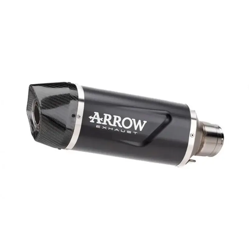 Markenware Escape ARROW Indy Race homologado en aluminio negro para KAWASAKI ZX-4R / RR 2024