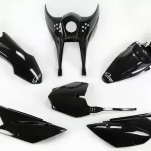 UFO Plastik Kit Kawasaki KLX 110 2010- Schwarz Online Kaufen