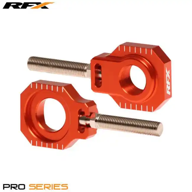 RFX Achsblöcke Orange KTM EXC TPI 125, 200, 250, 300, 350, 450, 525, 530, 500 2000- / SX SXF 2002-2012 Expressversand