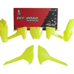 Heißes Angebot Husqvarna Plastik Kit mit Startnummerntafel TC 65 2017-2023 Neongelb