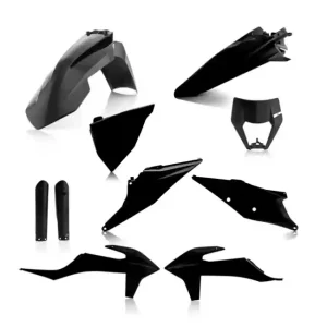 Kostenfreie Lieferung Acerbis Full Plastik Kit Schwarz KTM EXC EXC-F TPI 125, 150, 250, 300, 350, 450, 500 2020-