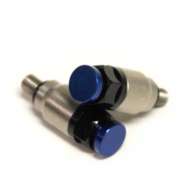 Gabelentlüfter Set M5 Blau Kayaba / Showa Kawasaki, Honda, Suzuki, Yamaha Heißes Angebot