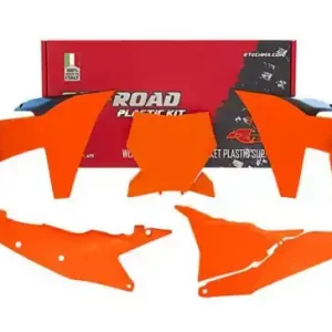 Racetech Plastik Kit Neon - Orange für KTM SX, SXF 125, 150, 250, 350, 450 2023-2024 Sichere Zahlung
