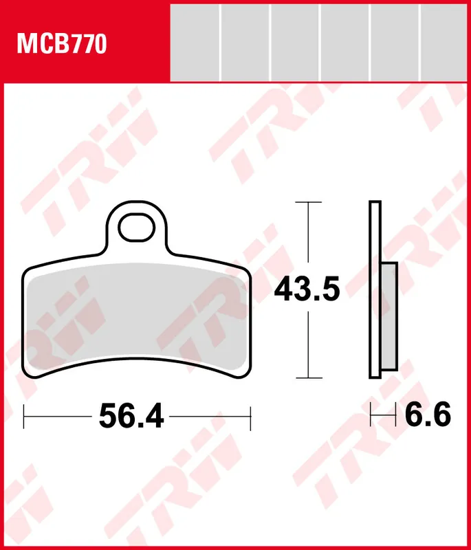 Top-Angebot Gas Gas TXT 250, Bj. 00-03, Bremsbeläge hinten, TRW Lucas MCB770, Organic Allround
