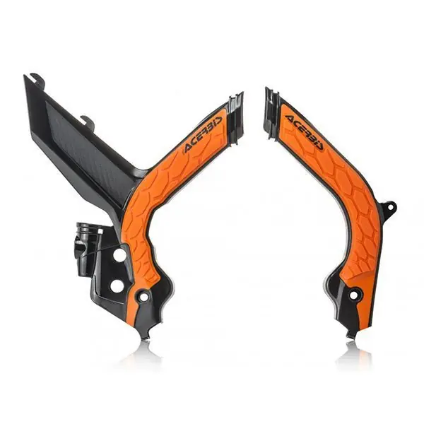 Jetzt Bestellen Acerbis X-Grip Rahmenschützer Orange Schwarz KTM SX SXF 125 250 350 450 2019-2022